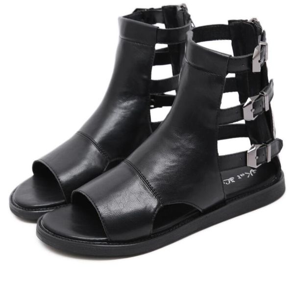 sandals fashion buckle flat summer women roman style open toe vintage european heels gladiator shoes female, Black
sandals fashion buckle flat summer women roman style open toe vintage european heels gladiator shoes female, Black