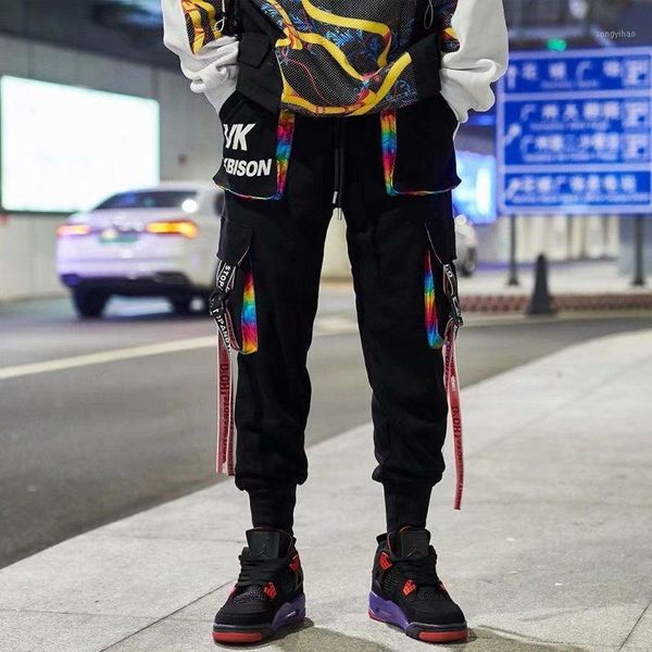 men's pants hip hop style streetwear harajuku fashion joggers men trousers cargo pant casual clothing elastic waist, Black
men's pants hip hop style streetwear harajuku fashion joggers men trousers cargo pant casual clothing elastic waist, Black