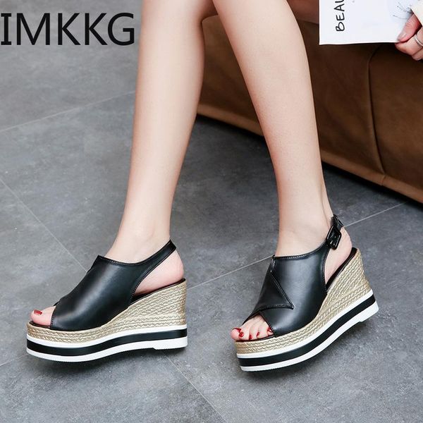 summer sandals pu female shoes women peep toe high wedges heels ankle buckles platform, Black
summer sandals pu female shoes women peep toe high wedges heels ankle buckles platform, Black
