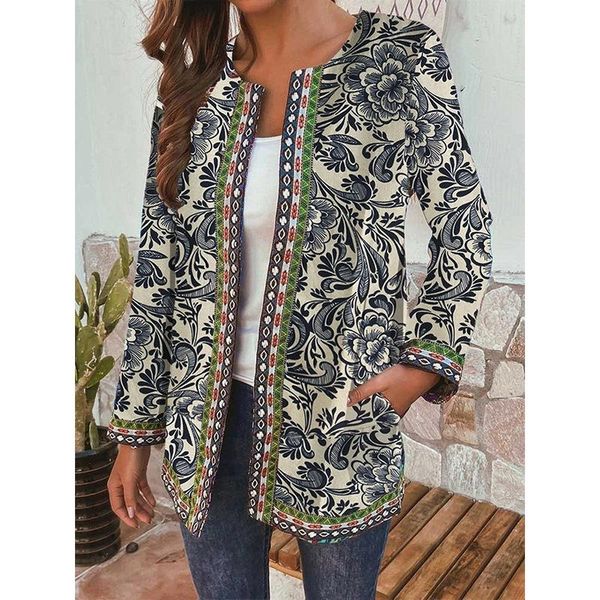 women's jackets 5xl long sleeve jacket coat women fashion autumn vintage print large size cardigan loose outerwear ladies coats, Black;brown
women's jackets 5xl long sleeve jacket coat women fashion autumn vintage print large size cardigan loose outerwear ladies coats, Black;brown
