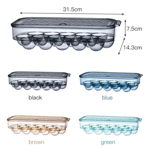 storage bottles & jars 16 grid egg holder stackable box with air holes cover kitchen container refrigerator tray for home cabinet
storage bottles & jars 16 grid egg holder stackable box with air holes cover kitchen container refrigerator tray for home cabinet
