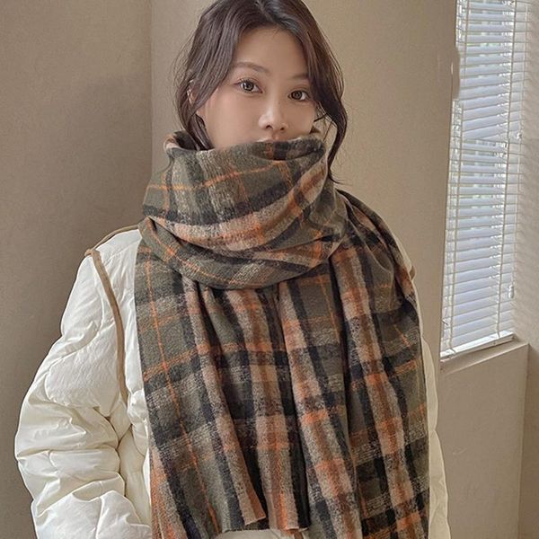 scarves 2021 fashion cashmere women plaid scarf winter warm shawl and wrap bandana pashmina long tassel female foulard thick blanket, Blue;gray
scarves 2021 fashion cashmere women plaid scarf winter warm shawl and wrap bandana pashmina long tassel female foulard thick blanket, Blue;gray