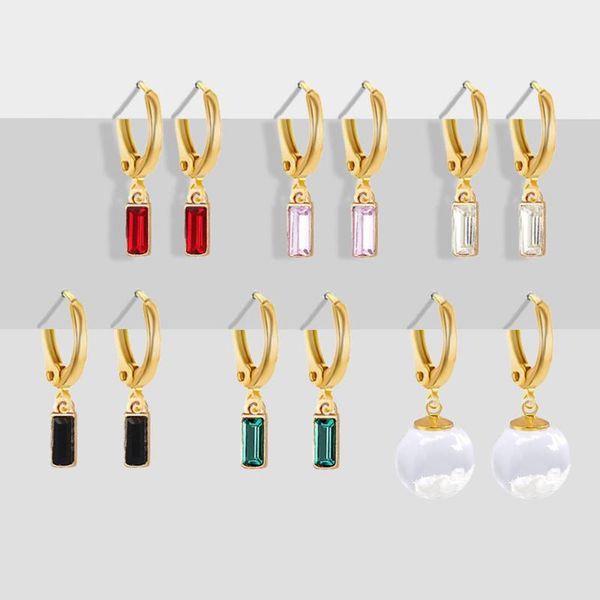 hoop & huggie flatfoosie gold color geometric pendant crystal earrings for women square stone small circle fashion jewelry, Golden;silver
hoop & huggie flatfoosie gold color geometric pendant crystal earrings for women square stone small circle fashion jewelry, Golden;silver