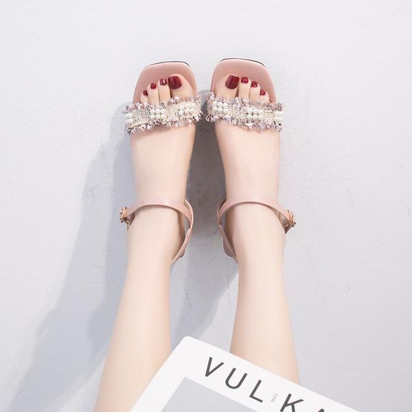 dress shoes pink beige high heel pearl sandals women summer metal open toe outdoor sweet thick 2021, Black
dress shoes pink beige high heel pearl sandals women summer metal open toe outdoor sweet thick 2021, Black
