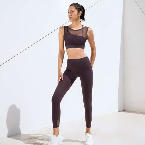tracksuits running women's suit sports bra training yoga pants fitns, Gray