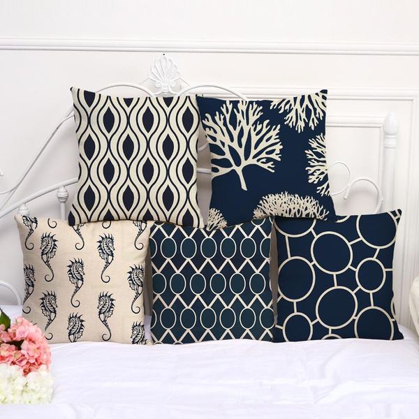 cushion/decorative pillow european style tibetan blue geometric printing sofa cover coral pattern floating window decoration
cushion/decorative pillow european style tibetan blue geometric printing sofa cover coral pattern floating window decoration