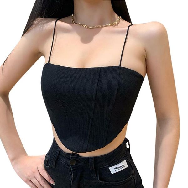 women's tanks & camis summer wrapped camisole women ladies sleeveless solid color low-cut slim wild casual basic cropped sling for, White
women's tanks & camis summer wrapped camisole women ladies sleeveless solid color low-cut slim wild casual basic cropped sling for, White