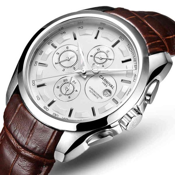 carnival men watches automatic mechanical make luxury sapphire reloj hombre waterproof men wristwatche c-8629-4, Slivery;brown
carnival men watches automatic mechanical make luxury sapphire reloj hombre waterproof men wristwatche c-8629-4, Slivery;brown