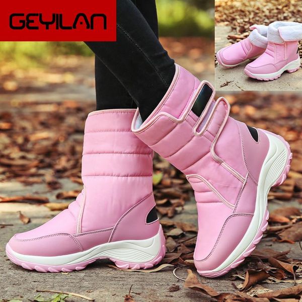boots winter women ourdoor snow female waterproof shoes fur warm mid-calf plus velvet woman botas mujer, Black
boots winter women ourdoor snow female waterproof shoes fur warm mid-calf plus velvet woman botas mujer, Black