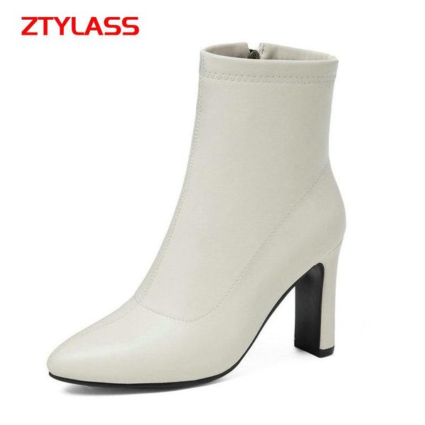boots 2021 autumn women fashion square high heel ankle round toe slip on winter female shoes, Black
boots 2021 autumn women fashion square high heel ankle round toe slip on winter female shoes, Black