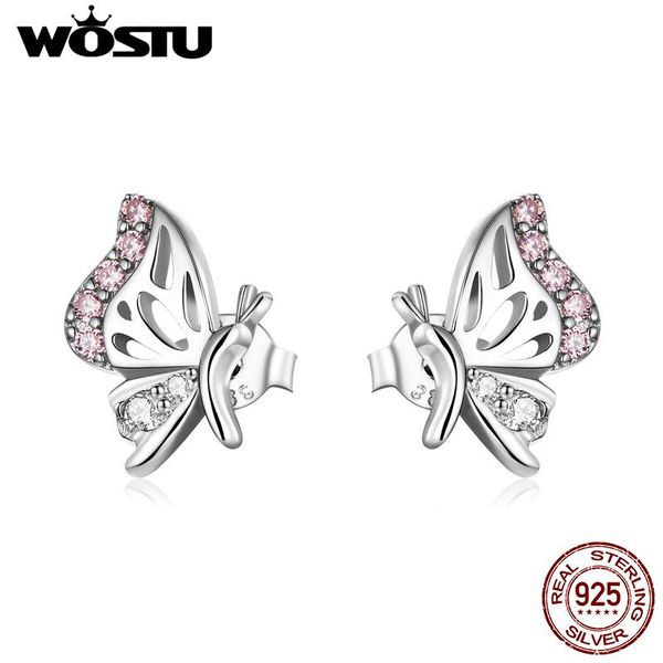 stud wostu genuine 925 sterling silver clear cz plated platinum delicate butterfly earrings women girls fine jewelry gift making, Golden;silver
stud wostu genuine 925 sterling silver clear cz plated platinum delicate butterfly earrings women girls fine jewelry gift making, Golden;silver