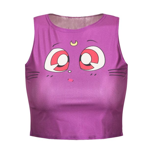 camisoles fashion vest digital printing women's half tank slim open navel sleeveless shirt, Black;white
camisoles fashion vest digital printing women's half tank slim open navel sleeveless shirt, Black;white