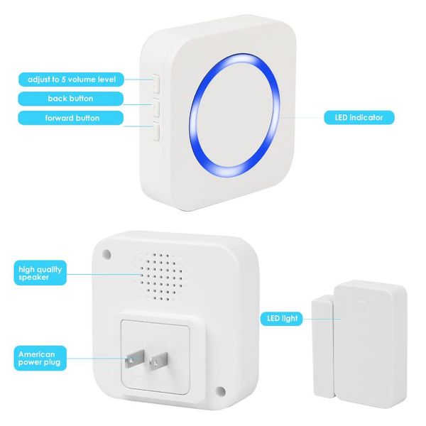 onvian door open sensor chime alarm alert detector burglar wireless home security system kits store office systems
onvian door open sensor chime alarm alert detector burglar wireless home security system kits store office systems