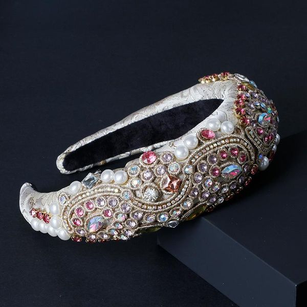 hair clips & barrettes baroque headband colorful crystal diamond velvet band glitter beaded hoops accessories for women, Golden;silver
hair clips & barrettes baroque headband colorful crystal diamond velvet band glitter beaded hoops accessories for women, Golden;silver