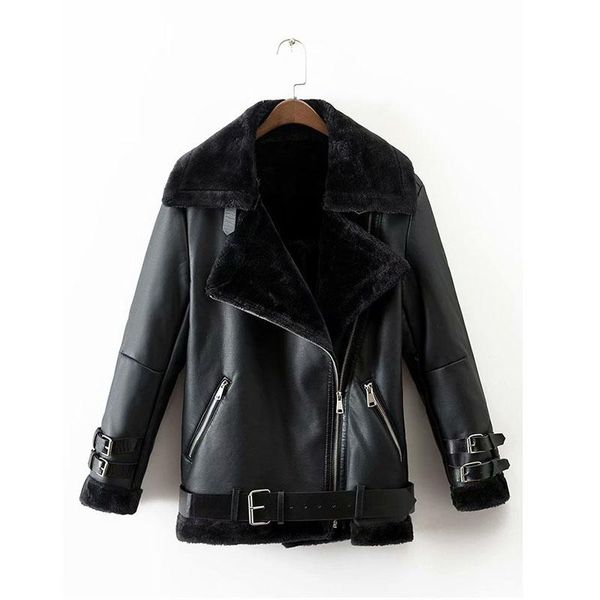 women's jackets 2021 autumnwinter street fashion trend all match motorcycle fur coat solid color lapel causal chic jacket, Black;brown
women's jackets 2021 autumnwinter street fashion trend all match motorcycle fur coat solid color lapel causal chic jacket, Black;brown