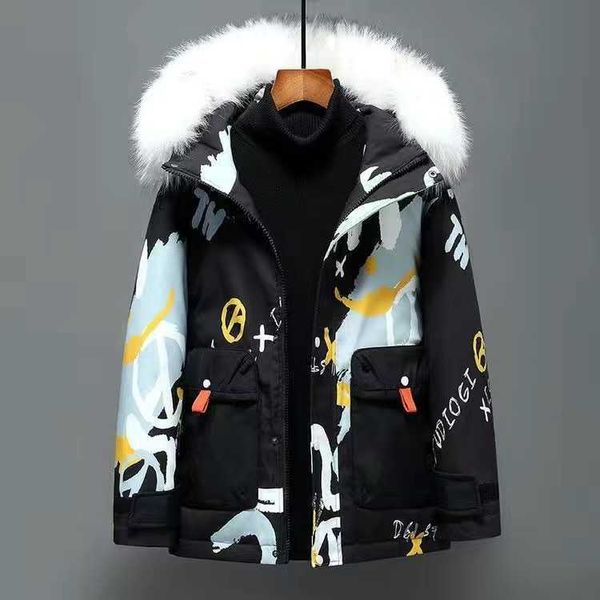 hipster men's down winter jacket, large coat, thick, with hoodie, little devil print, cushion, harajuku, Black
hipster men's down winter jacket, large coat, thick, with hoodie, little devil print, cushion, harajuku, Black