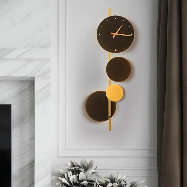 wall lamps creative clock led lamp bedroom bedside living room corridor lighting indoor home decoration ac 85-265v
wall lamps creative clock led lamp bedroom bedside living room corridor lighting indoor home decoration ac 85-265v