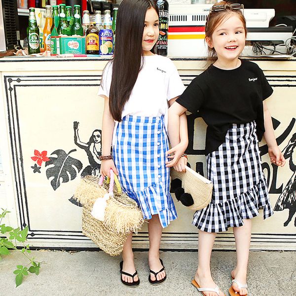 new girls clothes sets summer girl t-shirt + plaid skirt suits kids princess dresses children clothing set 4-12year, White
new girls clothes sets summer girl t-shirt + plaid skirt suits kids princess dresses children clothing set 4-12year, White