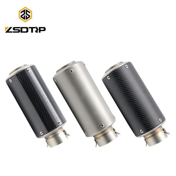 motorcycle exhaust system zsdtrp 60mm muffler sc motocross escape slip-on carbon fiber pipe for z750 z800 ninja250
motorcycle exhaust system zsdtrp 60mm muffler sc motocross escape slip-on carbon fiber pipe for z750 z800 ninja250