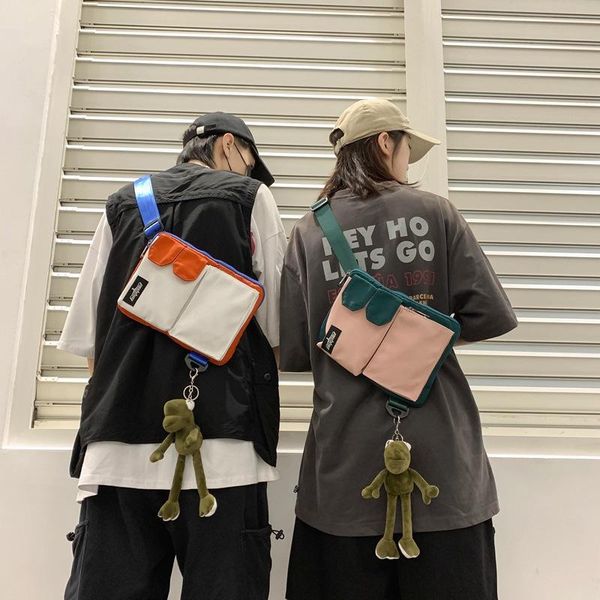 summer fashion brand personality men's chest bag sport waist bags ladies shoulder messenger color matching heuptas dames
summer fashion brand personality men's chest bag sport waist bags ladies shoulder messenger color matching heuptas dames