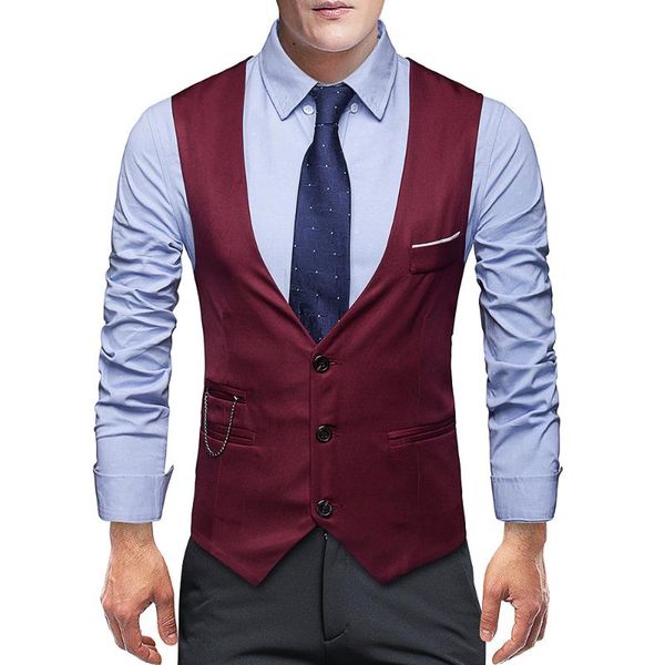 men' tank dress vests for men slim fits mens suit vest male waistcoat gilet homme casual sleeveless formal business chaleco hombre, White;black
men' tank dress vests for men slim fits mens suit vest male waistcoat gilet homme casual sleeveless formal business chaleco hombre, White;black