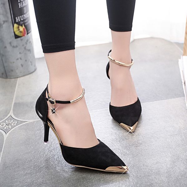 sandals spring and autumn patent leather single nude shoes pointed to woman yu890 stiletto heels 3zto, Black
sandals spring and autumn patent leather single nude shoes pointed to woman yu890 stiletto heels 3zto, Black