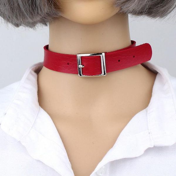 chokers pu leather choker collar necklace punk rock gothic buckle jewelry, Golden;silver
chokers pu leather choker collar necklace punk rock gothic buckle jewelry, Golden;silver