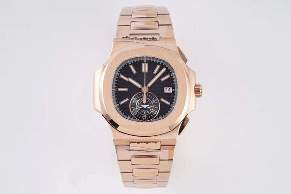 luxury men's watch 5968 customized automatic movement chronograph work rose gold 316 stainless steel bracelet sapphire waterproof 3k wr, Slivery;brown
luxury men's watch 5968 customized automatic movement chronograph work rose gold 316 stainless steel bracelet sapphire waterproof 3k wr, Slivery;brown