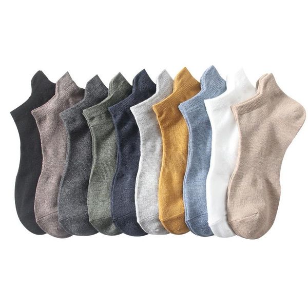men's socks 10 pairs of male summer boat solid color cotton spring and waist guard with short barrel, Black
men's socks 10 pairs of male summer boat solid color cotton spring and waist guard with short barrel, Black