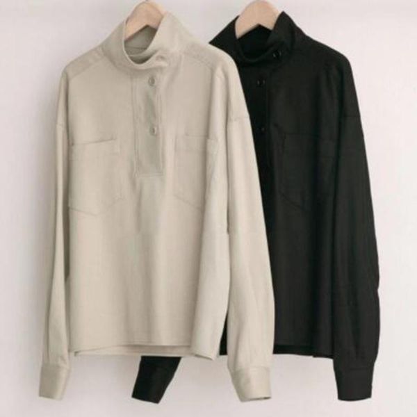 women's blouses & shirts long sleeve elegant shirt black button vintage blouse spring autumn turtleneck office ladies female casual chi, White
women's blouses & shirts long sleeve elegant shirt black button vintage blouse spring autumn turtleneck office ladies female casual chi, White