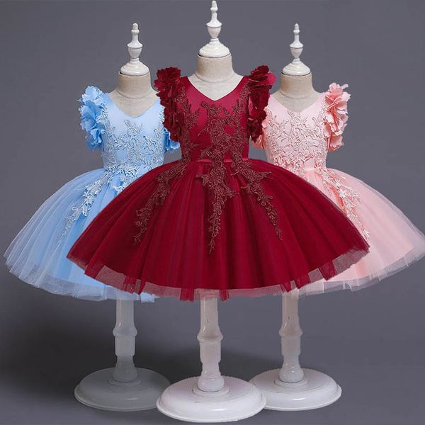 girls dresses kids clothes princess dress lace flower embroidery childrens wedding pettiskirt birthday party formal clothing b7741, Red;yellow
girls dresses kids clothes princess dress lace flower embroidery childrens wedding pettiskirt birthday party formal clothing b7741, Red;yellow