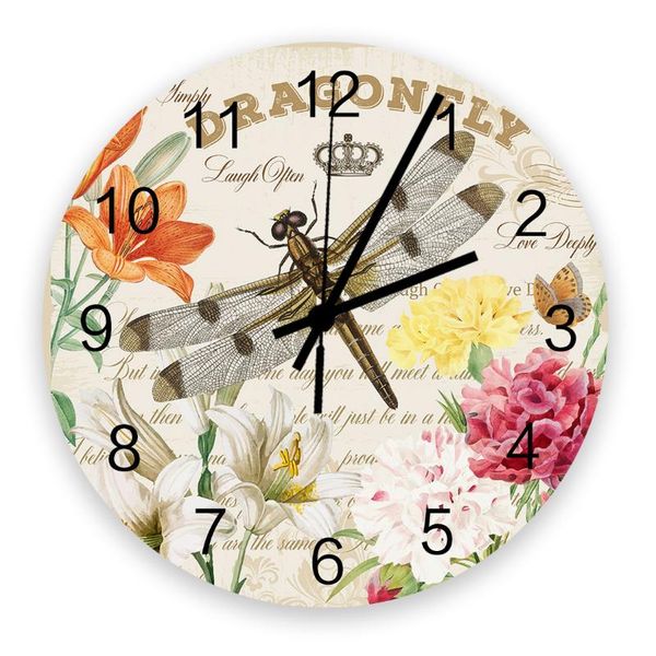 wall clocks 30cm clock flower dragonfly crown vintage letters home quiet silent simple mute decorative living room watch
wall clocks 30cm clock flower dragonfly crown vintage letters home quiet silent simple mute decorative living room watch