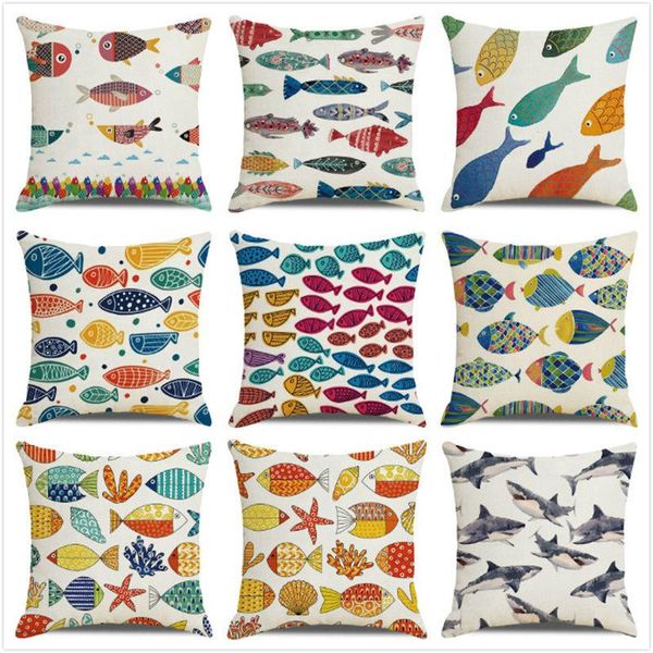 cushion/decorative pillow wholesale 45cm*45cm cute sea fish cartoon dolphin whale linen/cotton throw covers cushion cover home decor pillowc
cushion/decorative pillow wholesale 45cm*45cm cute sea fish cartoon dolphin whale linen/cotton throw covers cushion cover home decor pillowc