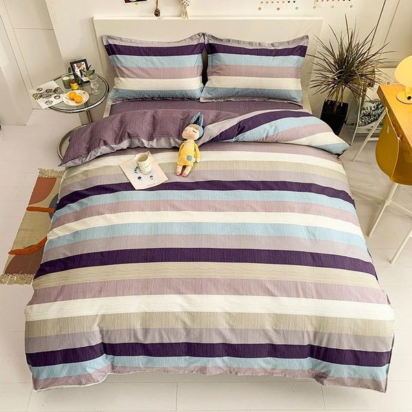 bedding sets fashion classic stripes korea style cotton duvet cover sheet pillowcase soft 4pcs set king full oceania
bedding sets fashion classic stripes korea style cotton duvet cover sheet pillowcase soft 4pcs set king full oceania