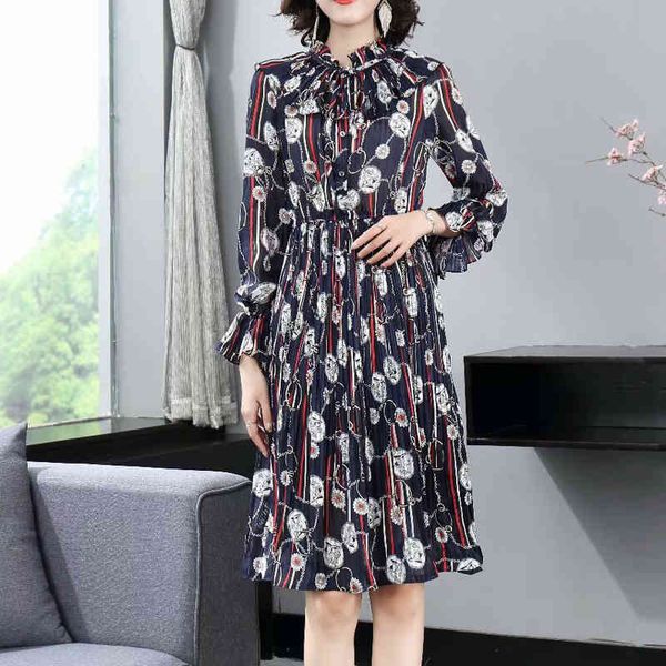 autumn style retro printing thin mid-length temperament dress quality women's clothes, Black;gray
autumn style retro printing thin mid-length temperament dress quality women's clothes, Black;gray