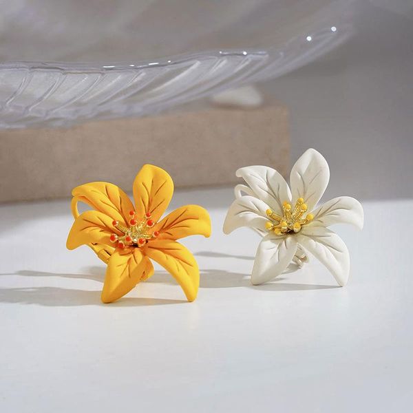 korean yellow white flower earrings fashion temperament simple women's jewelry stud, Golden;silver
korean yellow white flower earrings fashion temperament simple women's jewelry stud, Golden;silver