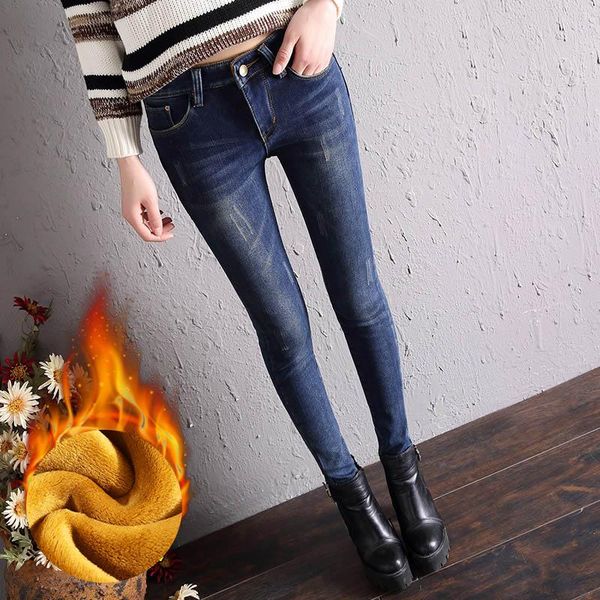 women's jeans ctrlcity winter woman 2021 warm female pencil pants ladies plus size slim feet long trousers women femme, Blue
women's jeans ctrlcity winter woman 2021 warm female pencil pants ladies plus size slim feet long trousers women femme, Blue