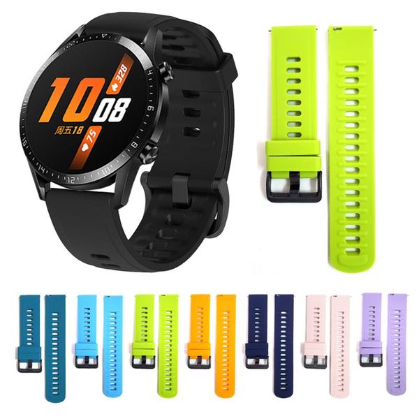 watch bands watchband for huawei gt 2 46mm 42mm silicone wrist strap band honor magic / gt2 sport/classic/elite edition bracelet, Black;brown 
watch bands watchband for huawei gt 2 46mm 42mm silicone wrist strap band honor magic / gt2 sport/classic/elite edition bracelet, Black;brown