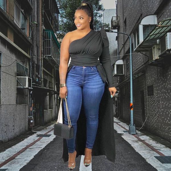 plus size t-shirt 2021 autumn and winter fashion elegant solid color long-sleeved irregular evening dress wholesale direct sales, Black
plus size t-shirt 2021 autumn and winter fashion elegant solid color long-sleeved irregular evening dress wholesale direct sales, Black