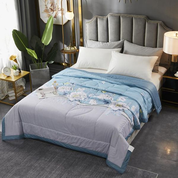 comforters & sets home bedroom cool summer quilt double air conditioning tencel washable floral print thin ice silk spring autumn dorm
comforters & sets home bedroom cool summer quilt double air conditioning tencel washable floral print thin ice silk spring autumn dorm