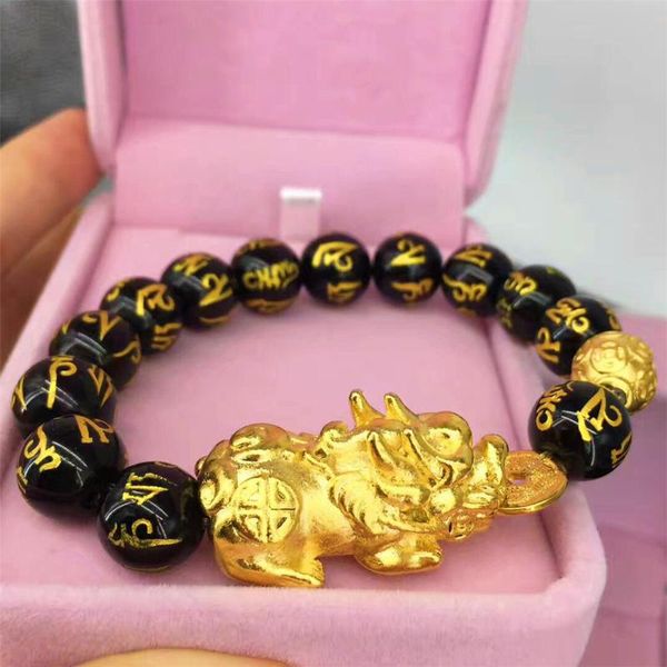 beaded, strands style vietnamese sand gold pixiu coin charm bracelet natural six words black onyx beaded for fashion men wholesale
beaded, strands style vietnamese sand gold pixiu coin charm bracelet natural six words black onyx beaded for fashion men wholesale