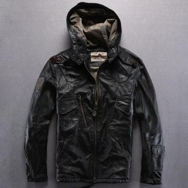 men's leather & faux avirex hooded green sheepskin flight black casual pilot jacket autumn outerwear men yellow brown
men's leather & faux avirex hooded green sheepskin flight black casual pilot jacket autumn outerwear men yellow brown