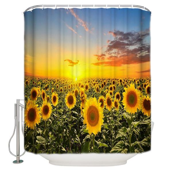 shower curtains modern curtain for sunflower garden dusk bathroom special exquisite waterproof polyester with hook
shower curtains modern curtain for sunflower garden dusk bathroom special exquisite waterproof polyester with hook