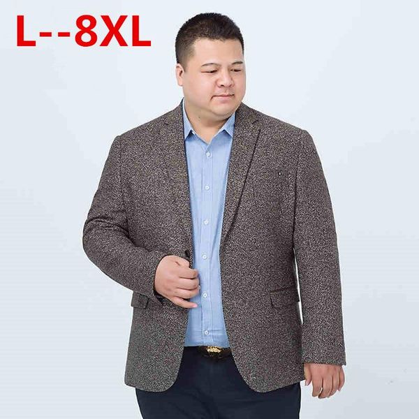 men's jackets 10xl 8xl 6xl 5xl casual men knit suit blazer business loose costume homme masculino male woolen suits vintage jacket coat, Black;brown
men's jackets 10xl 8xl 6xl 5xl casual men knit suit blazer business loose costume homme masculino male woolen suits vintage jacket coat, Black;brown