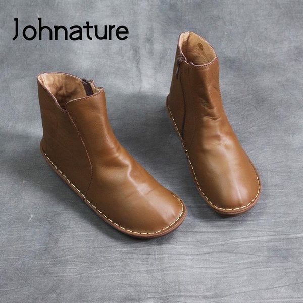 boots johnature ankle women ladies shoes genuine leather zip round toe 2021 sewing flat with handmade leisure platform, Black
boots johnature ankle women ladies shoes genuine leather zip round toe 2021 sewing flat with handmade leisure platform, Black