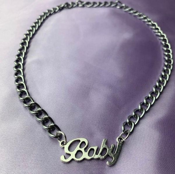 chokers punk rock minimalist metal letter baby choker necklaces for women female party night club fashion hip hop jewelry cool necklace, Golden;silver
chokers punk rock minimalist metal letter baby choker necklaces for women female party night club fashion hip hop jewelry cool necklace, Golden;silver