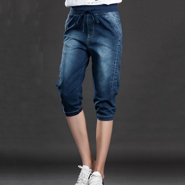 women's jeans 2021 plus size women for summer casual sports cropped pants loose baggy clothes high waist elastic mom, Blue
women's jeans 2021 plus size women for summer casual sports cropped pants loose baggy clothes high waist elastic mom, Blue