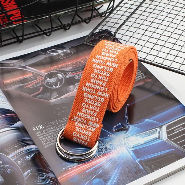 belts casual designer harajuku canvas belt silver metal double ring buckle wide waist band letter decoration jeans 2021, Black;brown
belts casual designer harajuku canvas belt silver metal double ring buckle wide waist band letter decoration jeans 2021, Black;brown