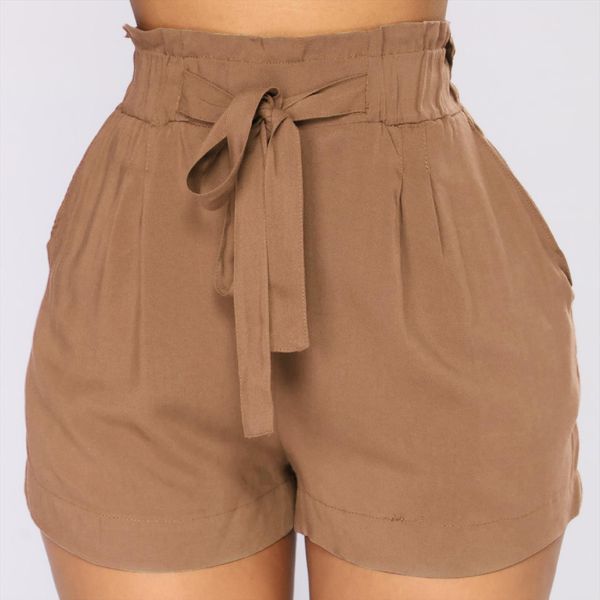 summer pocket bow tie belt women shorts high waist solid casual sport trousers drawstring lace up feminino, White;black
summer pocket bow tie belt women shorts high waist solid casual sport trousers drawstring lace up feminino, White;black