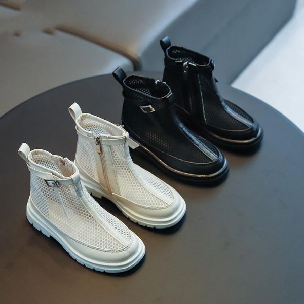 boots for girls cut-outs fashion ankle summer kids breathable child mesh shoes hollow out zipper side comfy casual, Black;grey
boots for girls cut-outs fashion ankle summer kids breathable child mesh shoes hollow out zipper side comfy casual, Black;grey